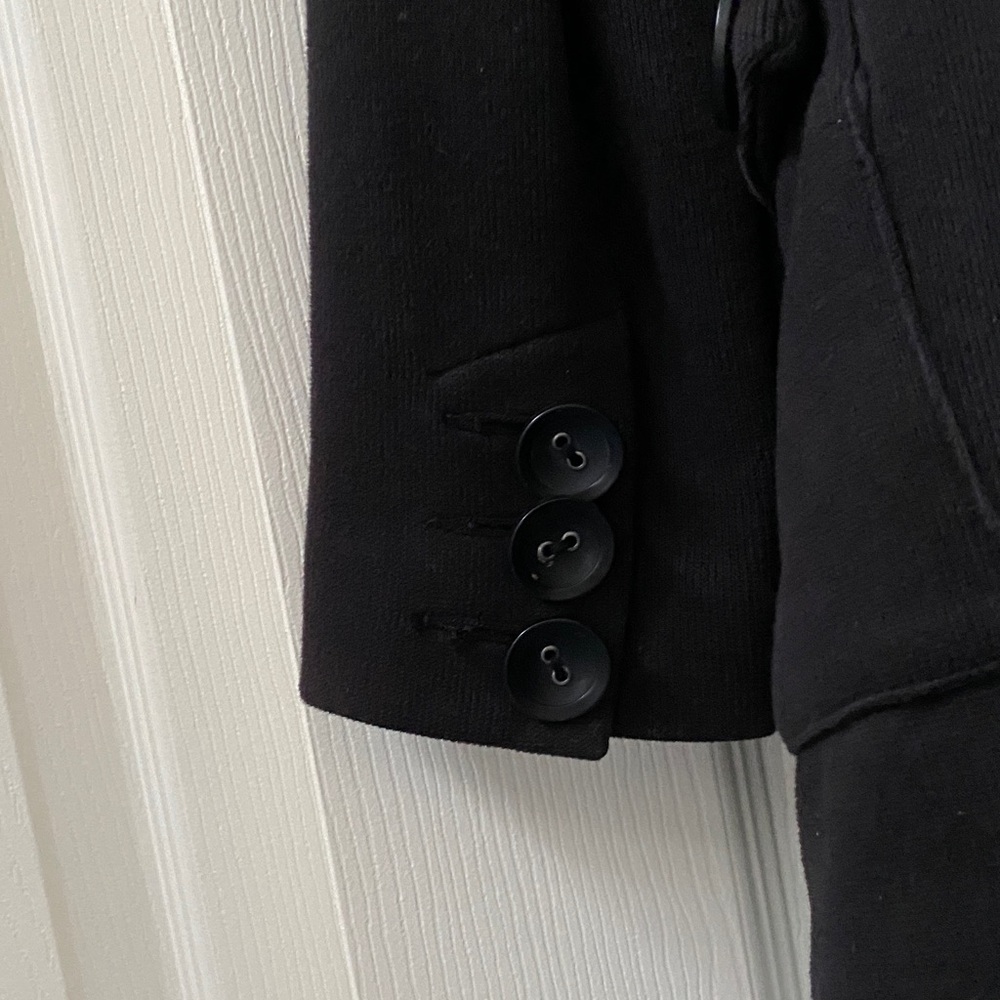 Free People Black Blazer with Button Details - Picture 4 of 8